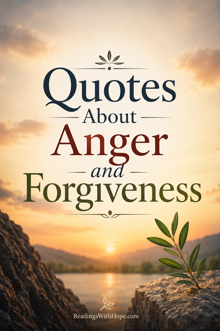Quotes About Anger and Forgiveness